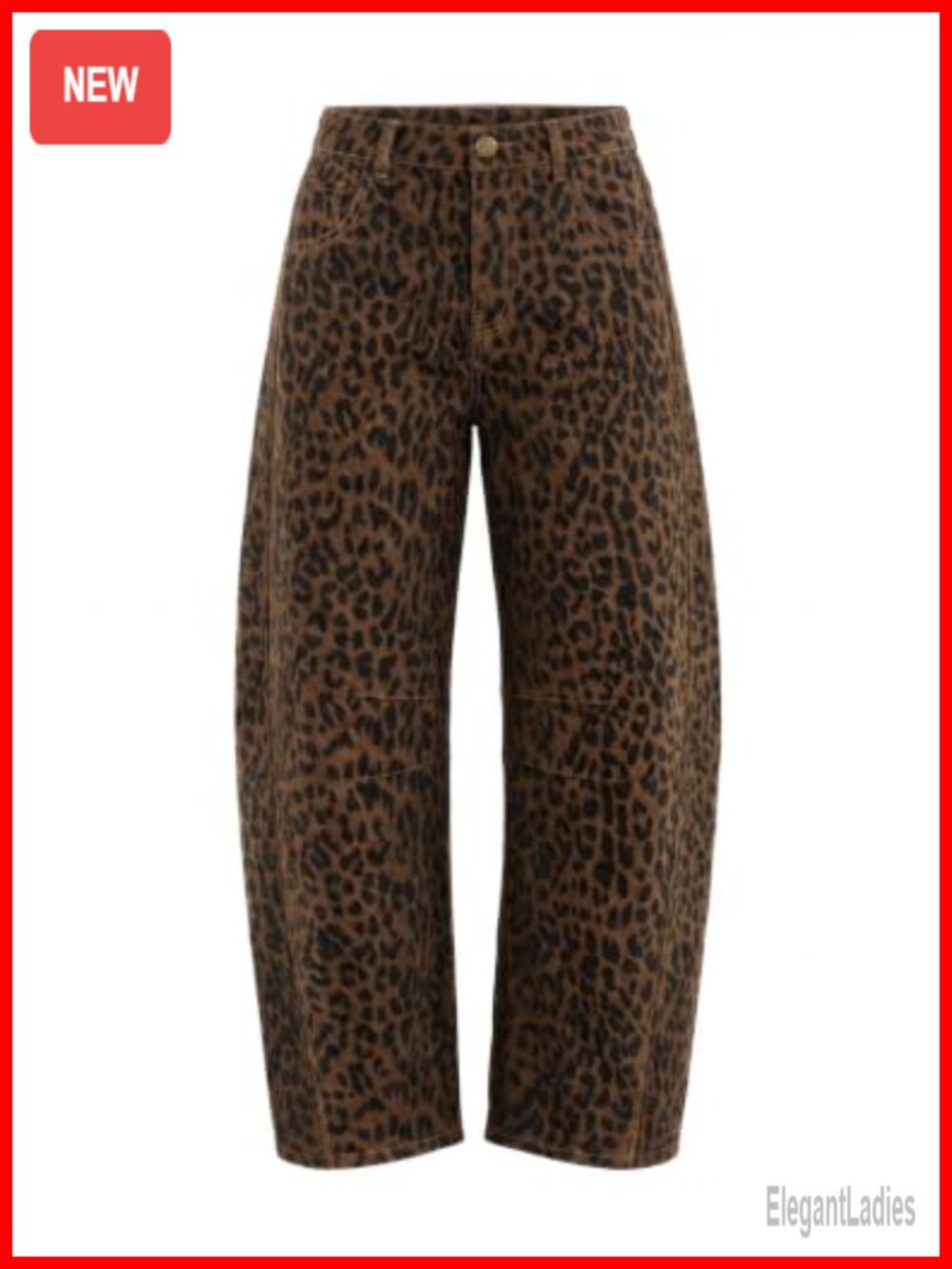 High Waisted Wide Leg Barrel Jeans for Women